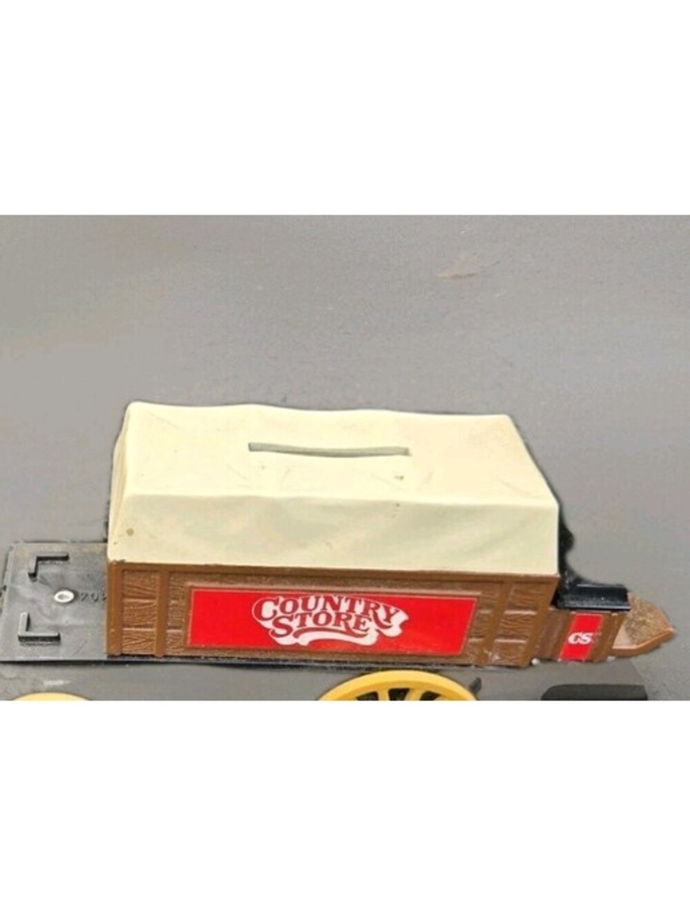 ERTL Country Store Die Cast Horse & Tanker Wagon Coin Bank 10" Long 3" Wide